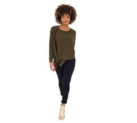 Joe Browns Womens Multiway Waterfall Cardigan Sweater, Dark Khaki, M UK