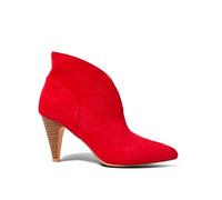 Joe Browns Women's Pointed Toe Microsuede Ankle Boots, Red, 6 UK