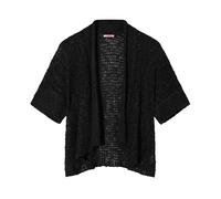 Joe Browns Women's Popcorn-Knit Open Edge Cardigan, Regular, Black, UK One Size