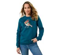 Joe Browns Women's Relaxed Fit Robin Sweatshirt, Turquoise, 6