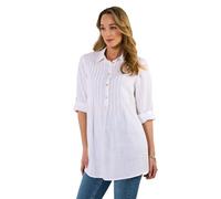 Joe Browns Women's Relaxed Fit Stylish Linen Blend Blouse