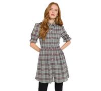 Joe Browns Women's Shirred Check Tunic Shirt, Green, 10