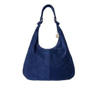 Joe Browns Women's Slouch Shoulder Strap Suede Bag, Regular, Blue, UK One Size