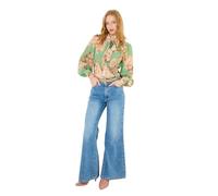 Joe Browns Women's Statement All Over Floral Print Blouse, Regular, Green, UK 12