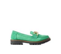 Joe Browns Women's Statement Buckle Loafers, Regular, Green, UK 8