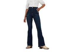 Joe Browns Womens Vintage Wash High Waisted Button Pocket Jeans, Indigo, 10 UK