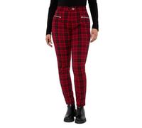 Joe Browns Women's Vivienne Check Trousers, Red