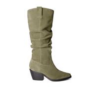 Joe Browns Women's West Coast Suede Knee High Boots, Green, UK 5