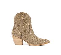 Joe Browns Women's Western Slip On Boots, Regular, Gold, UK 3