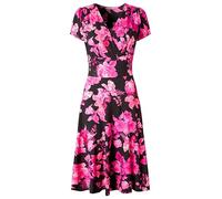 Joe Browns Women's Winter Floral Wrap Front Knee-Length Jersey Dress