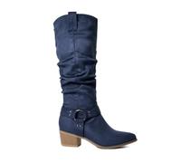 Joe Browns Women's Woodlands Way Knee High Boots, Blue, UK 5