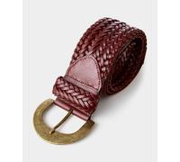 Joe Browns Woven Leather Waist Belt In Tan Tan