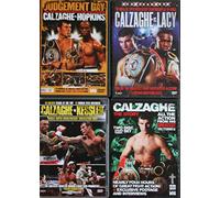 JOE CALZAGHE 4 x dvd Boxing Collection 10 hours! CALZAGHE VS KESSLER / CALZAGHE VS LACY / CALZAGHE - THE STORY / JUDGEMENT DAY - CALZAGHE VS HOPKINS