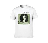 Joe Cocker 20th Century Masters Millennium Funny Unisex Crew Neck Cotton Tee Men's Short-Sleeve T-Shirts White L
