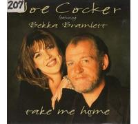 JOE COCKER - JOE COCKER FEATURING BEKKA BRAMLETT, take me home, B side up where we belong live, CL 729, 7" single