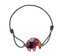 JOE COOL Bracelet Elephant Made with Tin Alloy & Enamel