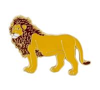 JOE COOL Clutch Pin Brooch Lion Made with Iron