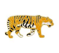 JOE COOL Clutch Pin Brooch Tiger Made with Iron