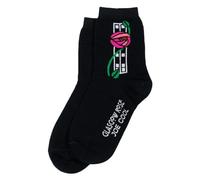 JOE COOL Mens Cotton Socks Glasgow Rose Black