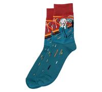 JOE COOL Mens Cotton Spandex Socks with Modern Screaming Face Art Design