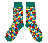 Joe Cool Snakes and Ladders Novelty Socks for Women & Men - Funky Retro Board Game Print Cotton Rich Crew Socks - One Size (UK 4-7) - Quirky Gift Idea