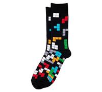 JOE COOL Socks cotton gents tetris inspired black