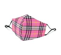 JOE COOL Unisex Cotton Face Mask in Tartan Print