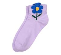 JOE COOL Unisex Cotton Spandex Ankle Socks Big Flower Design