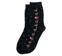 JOE COOL Unisex Cotton & Spandex Novelty Socks Night Before Christmas Black
