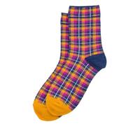 JOE COOL Unisex Cotton Spandex Socks Tartan Checkers in Pink