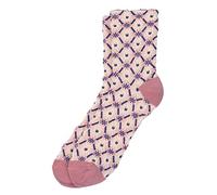 JOE COOL Unisex Cotton & Spandex Vintage Knit Socks in Pink