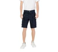 Blue Cotton Bermuda Shorts - male - Replay - Casual Shorts - Blue - W30 - Shorts W30