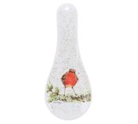 Joe Davies Christmas Melamine Spoon Rest - Ray Robin by Bree Merryn - Festive Homeware Gift for Him/Her