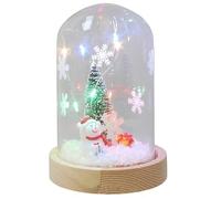 Joe Davies Christmas Snowman LED in a Glass Dome