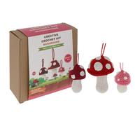 Joe Davies Crochet Kit - Mushrooms in Red Joe Davies Red
