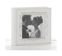 Joe Davies Deluxe Leather Effect White Wedding Day Photo Album, Size 6x4