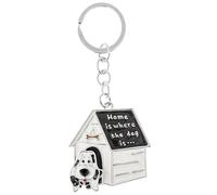 Joe Davies Equilibrium Pampered Pooch Love Heart Keyring - Home is Where the Dog is... Kennel Design