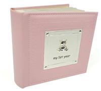 Joe Davies First Year Pink Baby Girl Album Gift 77803, Card and Paper, Photo Size 6x4