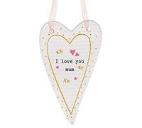 Joe Davies Mother's Day Thoughtful Ceramic Heart I Love you Mum Nan Grandma Sayings Gift Boxed 10x6cm