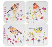 Joe Davies The Leonardo Collection Garden Birds Coaster Set of 4 Assorted Styles - Homeware Gift for Her