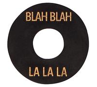 JOE DOE POKER CHIP IN AGED BLACK - BLAH - LALALA