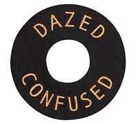 JOE DOE POKER CHIP IN AGED BLACK - DAZED - CONFUSED