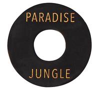 JOE DOE POKER CHIP IN AGED BLACK - PARADISE - JUNGLE