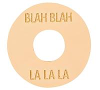 JOE DOE POKER CHIP IN AGED WHITE - BLAH - LALALA