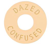 JOE DOE POKER CHIP IN AGED WHITE - DAZED - CONFUSED