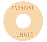 JOE DOE POKER CHIP IN AGED WHITE - PARADISE - JUNGLE