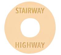 JOE DOE POKER CHIP IN AGED WHITE - STAIRWAY - HIGHWAY