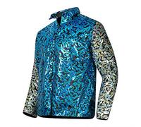 Joe Exotic Sequin Tiger King Shirt Luxury Button Down Long Sleeve Cosplay Stylish Costume - Black - XL