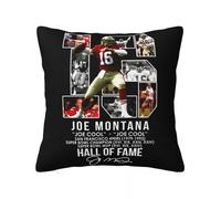 Joe Montana 16 Hall Of Fame Signature S 5Xl Anime Humor Vintage Trend Pillow Case