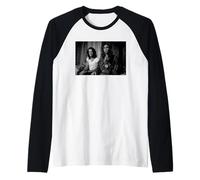 Joe Perry Steven Tyler Aerosmith Get A Grip By Andy Willsher Raglan Baseball Tee